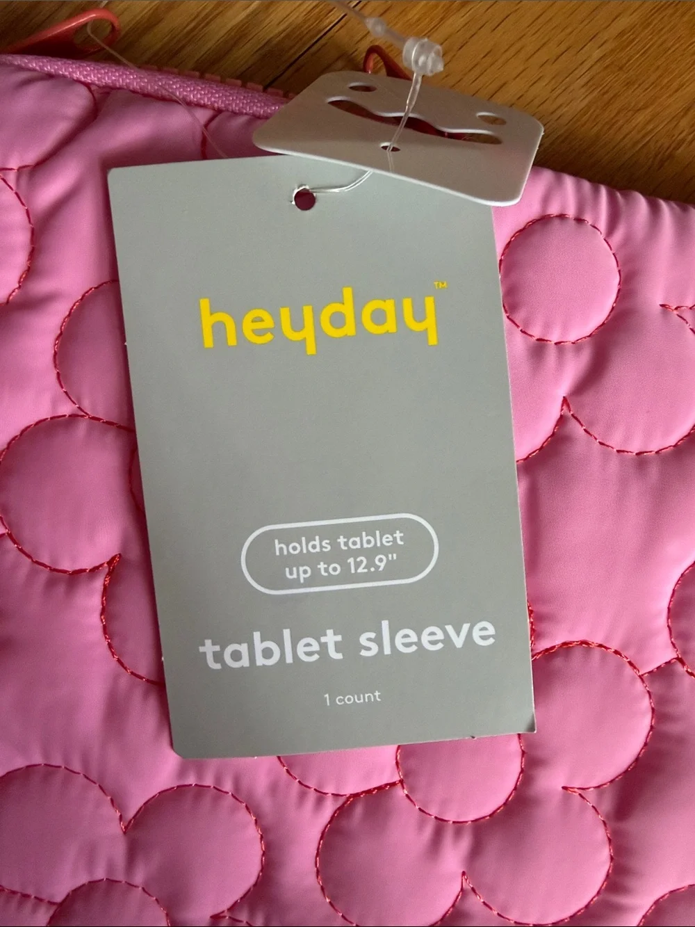 heyday Quilted Pink Flower Tablet Sleeve